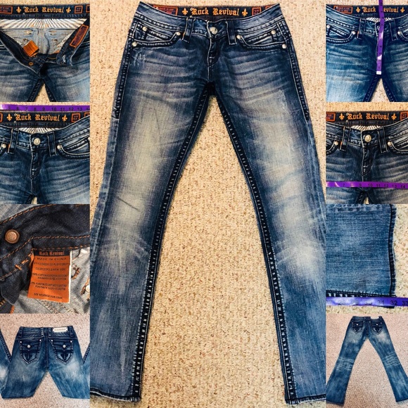 Sold Rock Revival Bootcut Jeans Tag Sz 